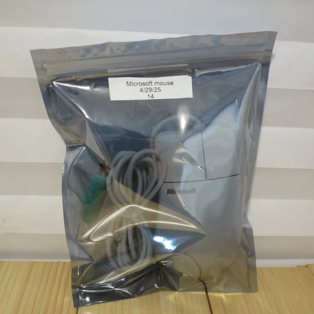 2 Button Microsoft Mouse Port Compatible PS2 Mouse 2.1A PN X03-68761 - Tested 14